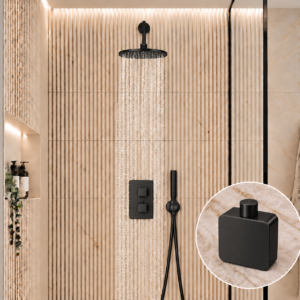 Soft Squared 2 Outlet Concealed Shower Set 1