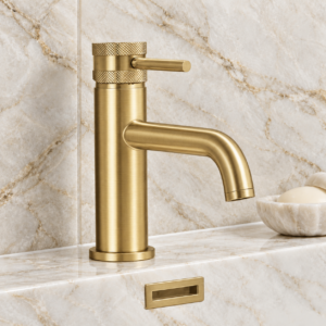 Knurled Basin Mixer Tap