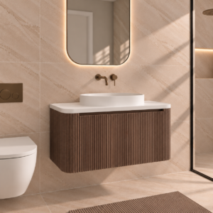 900 Fluted Curve Wall Hung
