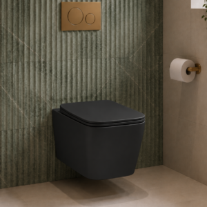 Rivera S Wall Hung Rimless WC & Soft Close Seat