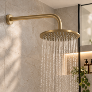 Round 240 Shower Head & Arm